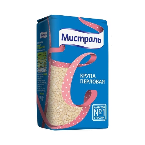 Мистраль крупа перловая, 900 гр